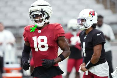 Cards camp updates: Pads go on, Marvin Harrison targets, short jokes on Monday