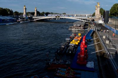 Men’s Olympic triathlon is postponed due to concerns over water quality in Paris’ Seine River