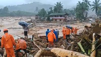 Wayanad: Three landslides, toll over 80, hundreds trapped