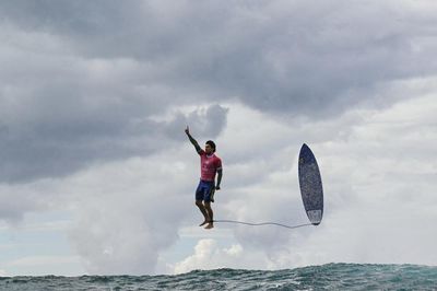 ‘Conditions were perfect’: how the breathtaking image of Olympic surfer Gabriel Medina was taken