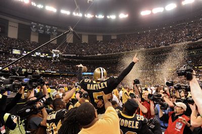 Garrett Hartley’s iconic 40-yard field goal is the Saints Play of the Day