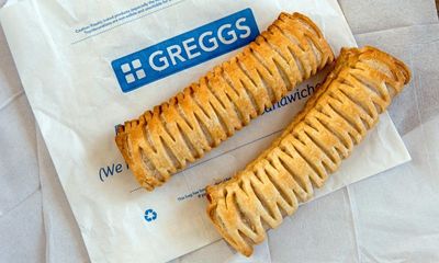 Greggs adds 5p to cost of sausage rolls despite plan not to raise prices