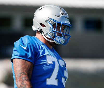 Lions ‘have to assume we don’t have’ rookie OL Christian Mahogany as he battles illness