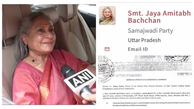 Jaya Bachchan's Rajya Sabha nomination form with husband Amitabh Bachchan's name goes viral amidst controversy in Parliament