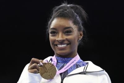 Simone Biles Shines With Flawless Vault Performance