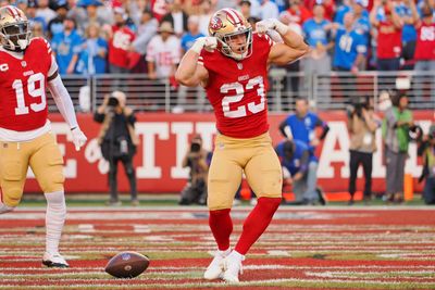 49ers star RB Christian McCaffrey joins exclusive club for second time