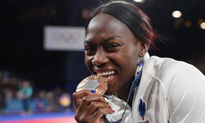 Clarisse Agbégnénou’s judo bronze strikes blow for mothers in elite sport