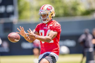 Son of 49ers legend hauls in long would-be TD in training camp