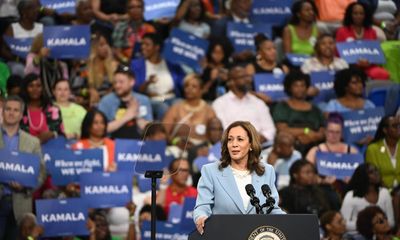 ‘Cat ladies’ come together to show support for Kamala Harris