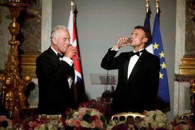 Macron spent £400k on lavish dinner with King Charles and Camilla, report reveals