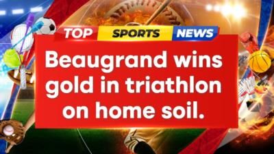 Cassandre Beaugrand Wins Triathlon Olympic Gold On Home Soil