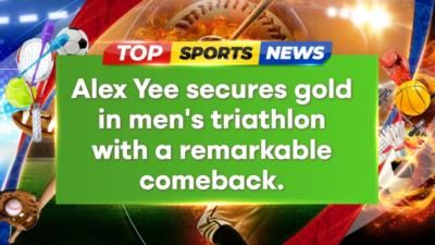 Team GB's Alex Yee Wins Men's Triathlon Gold Medal