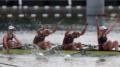 Team GB’s women’s quad boat roar back in photo-finish for stunning rowing gold