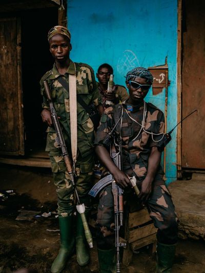 Teenage militia take a break from battle: Hugh Kinsella Cunningham’s best photograph