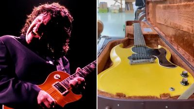 “It was used on the sessions for Blues For Greeny. It just sounds incredible”: The ultra-rare TV Yellow 1961 Gibson SG Junior that Gary Moore used to record Showbiz Blues is going up for auction