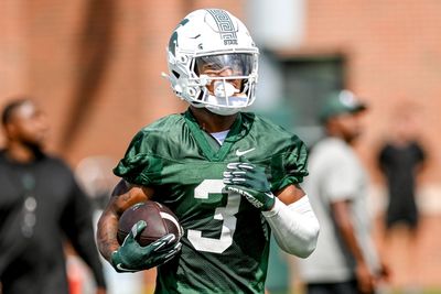 Watch Michigan State football WR Montorie Foster talk about fall camp opening