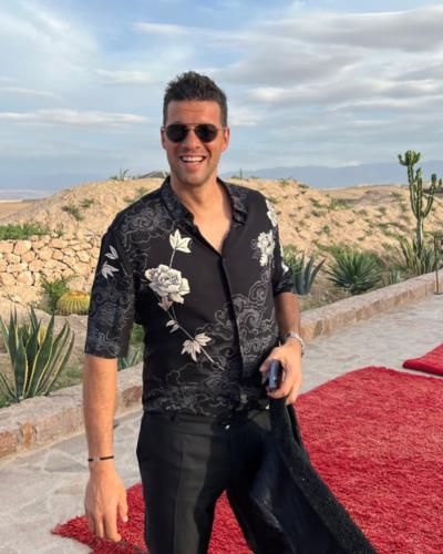 Michael Ballack Radiates Sophistication In Stylish Black Outfit Pose