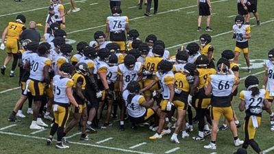 Steelers' Offensive Line Stood Up for Justin Fields After Physical Hit at Training Camp