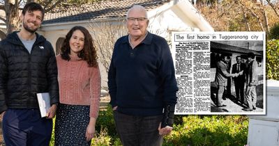 'Something special': original owner returns to first home built in Tuggeranong