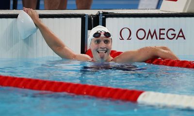 USA’s Katie Ledecky makes Olympic history with gold in 1500m freestyle