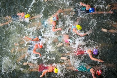 One Extraordinary (Olympic) Photo: David Goldman captures rare look at triathlon swimming