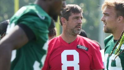 Jets' Aaron Rodgers, Garrett Wilson Brush Off Early Training Camp Back-and-Forths