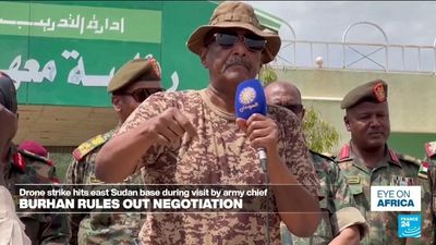 Sudan's army chief Burhan rules out negotiations with RSF after drone strike