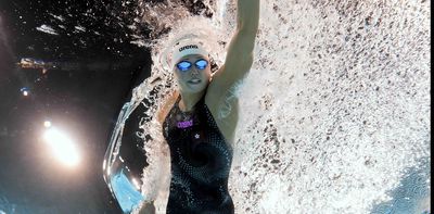 Is the shallow pool in Paris really slowing Olympic swimmers down? Here’s what the science says