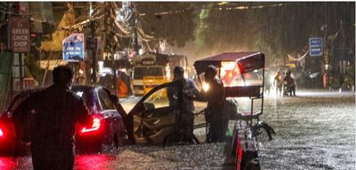 Several areas in Delhi still waterlogged, traffic disrupted after massive downpour