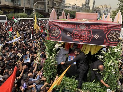 Iran’s Khamenei leads funeral prayers for Hamas chief Haniyeh