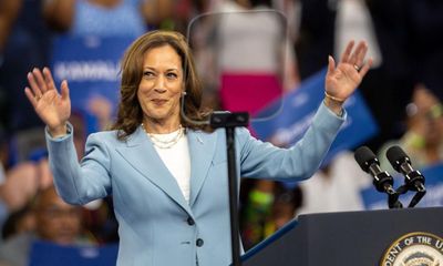 Trump’s usual sexist sneers don’t work against Harris – and to top it off, she’s laughing at him