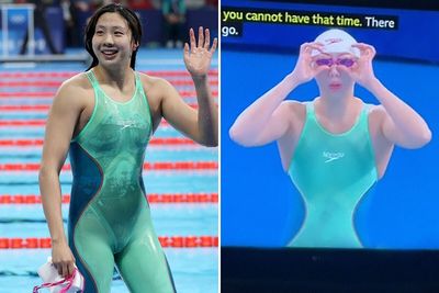 Optical Illusion Swimsuit Leaves Chinese Olympian Tang Qianting’s Waist Looking “Snatched”