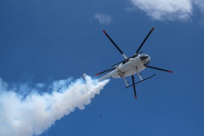 Someone in Minnesota hit a mosquito control helicopter with a golf ball