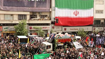 Iranian leaders call for revenge during Tehran funeral for Hamas leader Haniyeh