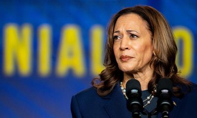 Harris says campaign ‘is about two different visions for our nation’; Trump faces criticism from Republicans for VP race comments – as it happened