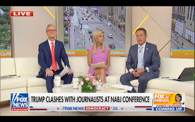 Fox host defends Trump after he questioned Harris’ background: ‘He’s unaware of race and gender’