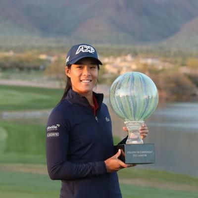 Celine Boutier Triumphs In Golf, Celebrating Victory With Trophy