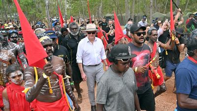 Hope for 'better future' as PM lands at Garma Festival