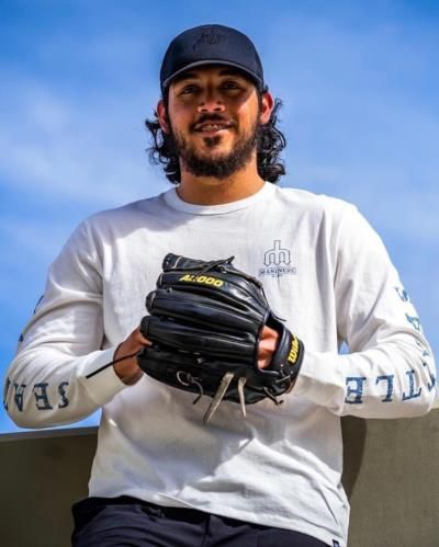 Andrés Muñoz Exudes Confidence In Baseball Attire And Gear