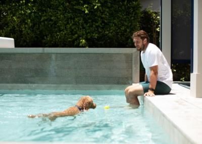 Anze Kopitar Enjoys Pool Time With Pet Dog On Instagram