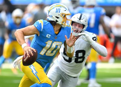 Chargers QB Justin Herbert foot injury casts doubt on health for season opener vs Raiders