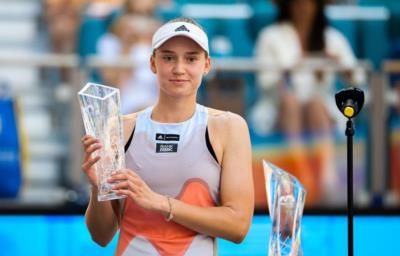 Elena Rybakina's Victorious Moments: On And Off The Court