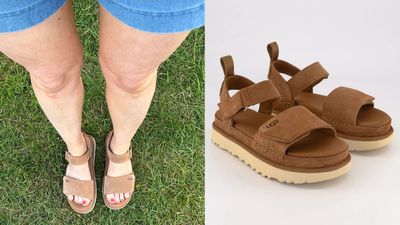 I didn't know UGG sandals existed, but they're so comfy and so chic –and on sale today