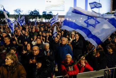 Israeli Protesters Demand Ceasefire And Hostage Release In Tel Aviv