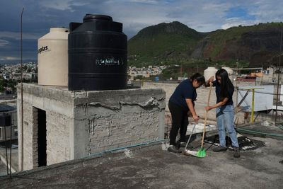 In Mexico City, women water harvesters help make up for drought and dicey public water system