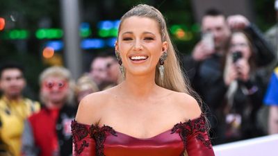 More is most definitely more for Blake Lively when it comes to accessorising her vintage Vivienne Westwood dress