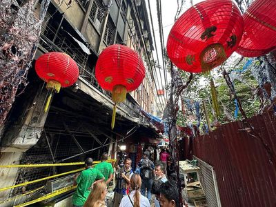 A fire sweeps through a building in Manila's Chinatown, killing at least 11