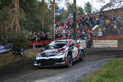 WRC Finland: Rovanpera leads Evans by 0.2s, as Tanak crashes