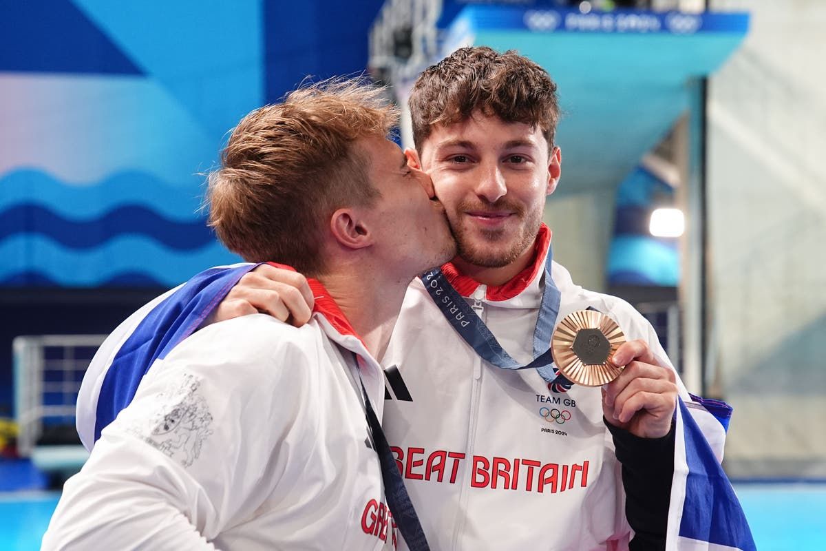 Bronze for divers Jack Laugher and Anthony Harding in…