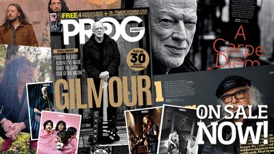 Pink Floyd legend David Gilmour is on the cover of the new issue of Prog, on sale now!